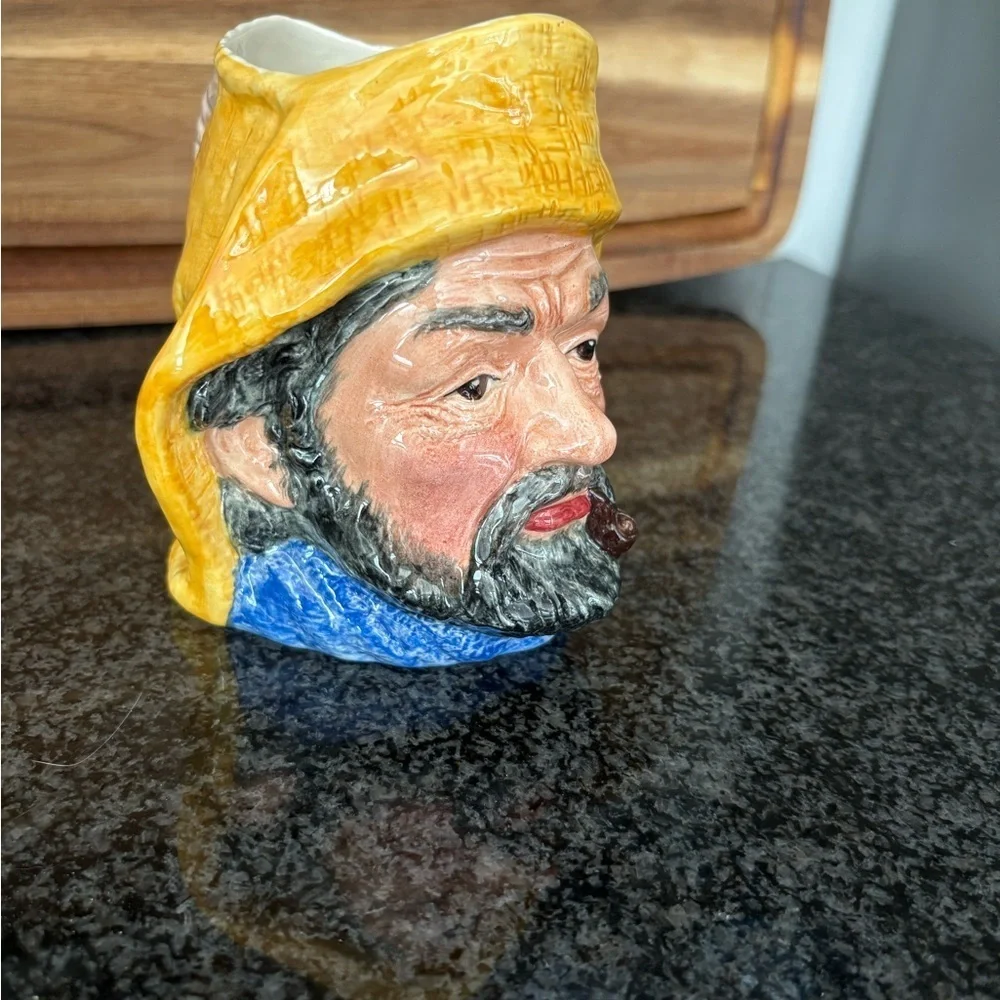 Handcrafted Fisherman Head Mug
